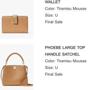 Kate Spade Phoebe Top Handle Satchel and Wallet
